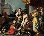 Francesco Solimena Bathseba im Bade oil on canvas